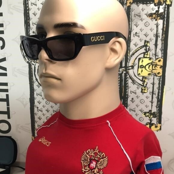 ✨ Luxury New Authentic Gucci GG1296S 001 Sunglasses ✨ - Picture 1 of 15